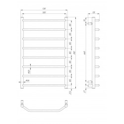 Рушникосушарка ELNA Трапеція 8 (810x530)