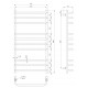Рушникосушарка ELNA Стандарт Люкс 10 (1000х530) Рушникосушарка ELNA Стандарт Люкс 10 (1000х530)